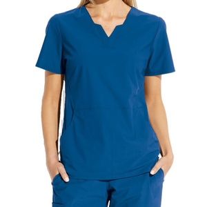 Grey’s Anatomy Edge Axis Split Neck Scrub Top XXS